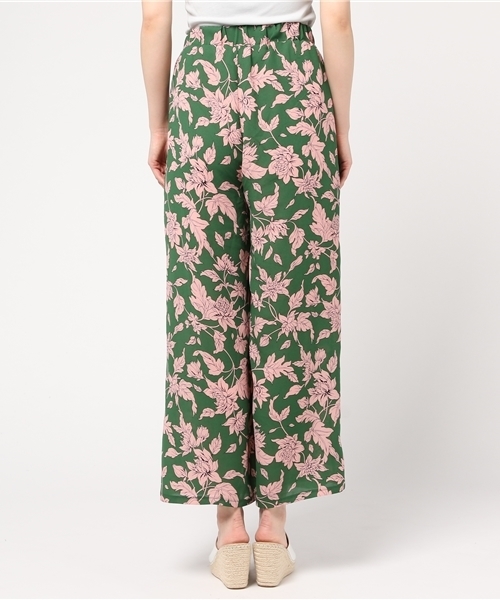 PUNYUS(プニュズ)の「リゾート柄ワイドパンツ(その他パンツ・レディース・イエロー/ブラック/グリーン・1/2/3/4)」の6枚目の写真