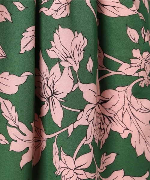 PUNYUS(プニュズ)の「リゾート柄ワイドパンツ(その他パンツ・レディース・イエロー/ブラック/グリーン・1/2/3/4)」の11枚目の写真