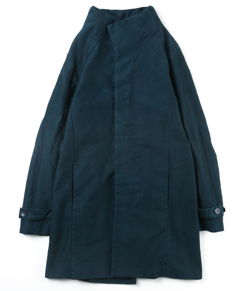 ジャケット・アウター OURET COTTON MOLESKIN STAND COLLAR COAT OURET COTTON MOLESKIN STAND COLLAR COAT