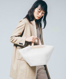 【LAUGOA】ファーボアトート Bloom 0174-11001