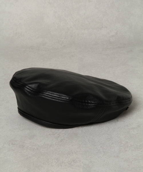 JEANASIS（ジーナシス）の「アソートベレー/771077（ハンチング/ベレー帽・レディース・ブラック/グレー系その他/ブラウン系その他・FREE）」の2枚目の写真