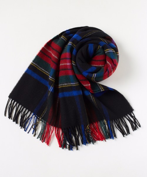 Traditional Weatherwear（トラディショナルウェザーウェア）の「Traditional Weatherwear　ブランケットマフラー（ストール/ショール・レディース・ホワイト/レッド/ブラック系その他/グリーン系その他/レッド系その他・FREE）」の3枚目の写真
