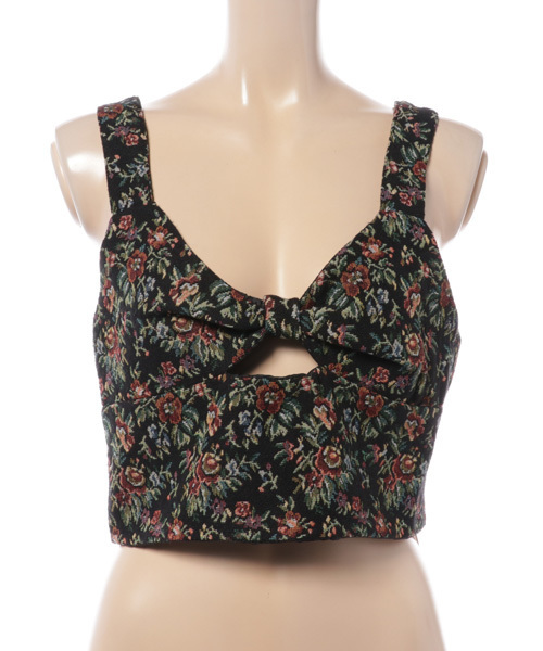 WEGO（ウィゴー）の「WEGO/ゴブランビスチェ（ベスト・レディース・ブラック/ベージュ・FREE）」の8枚目の写真