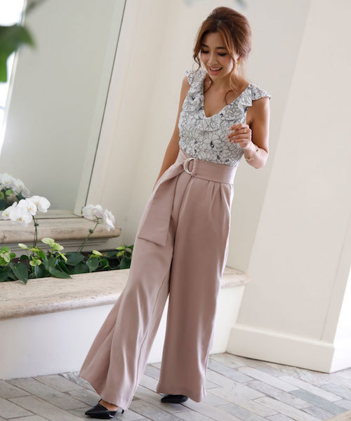 eimy istoire（エイミーイストワール）の「レースフリルオールインワン  