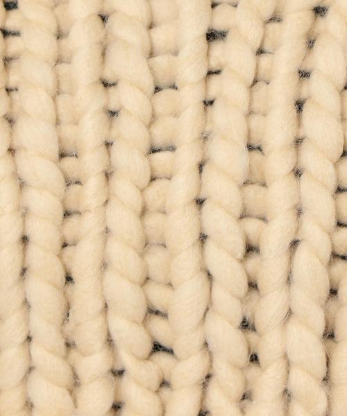 Another Edition（アナザーエディション）の「CONTROL FLEAKローゲージビスチェ〈コントロールフリーク〉◆（ニット/セーター・レディース・ベージュ/ネイビー・FREE）」の6枚目の写真