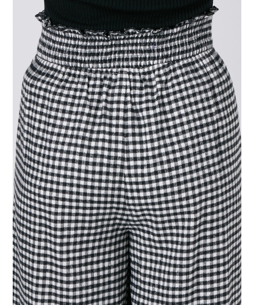 merry jenny（メリージェニー）の「ギンガムワイドパンツ（その他パンツ・レディース・ブラック/レッド/ブルー・FREE）」の9枚目の写真