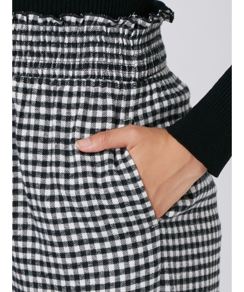 merry jenny（メリージェニー）の「ギンガムワイドパンツ（その他パンツ・レディース・ブラック/レッド/ブルー・FREE）」の12枚目の写真