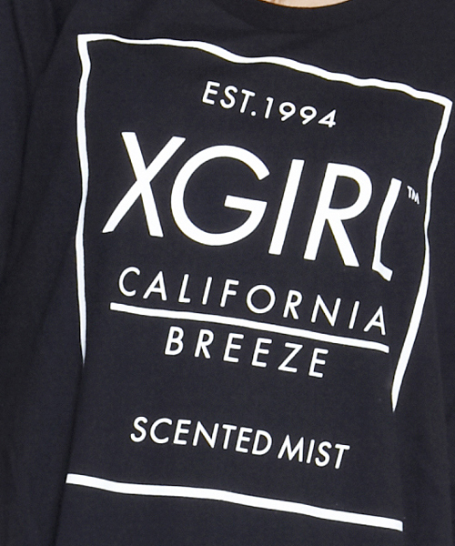 X-girl（エックスガール）の「ZIPPED DRESS（ワンピース・レディース・ホワイト/ブラック/ライトパープル・1/2）」の7枚目の写真