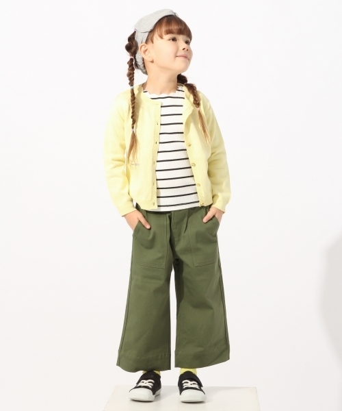 GLOBAL WORK（グローバルワーク）の「【キッズ】ベイカーワイドパンツ/776555（その他パンツ・キッズ・カーキ/ブラウン・MEDIUM/LARGE/SMALL/X-LARGE/XX-LARGE）」の13枚目の写真