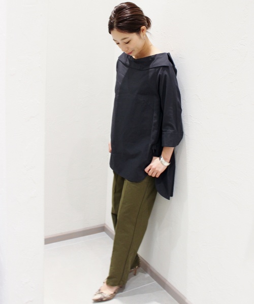 plage(プラージュ)の「ハイウエストベイカーパンツ◆(その他パンツ・レディース・ホワイト/オリーブ・38/36/34/32)」の6枚目の写真