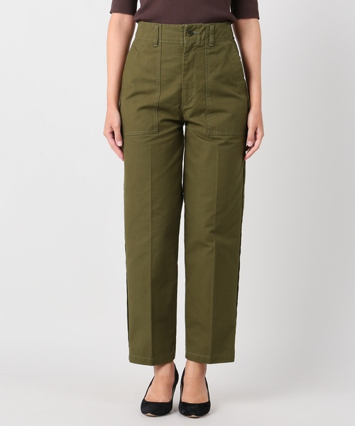 plage(プラージュ)の「ハイウエストベイカーパンツ◆(その他パンツ・レディース・ホワイト/オリーブ・38/36/34/32)」の10枚目の写真