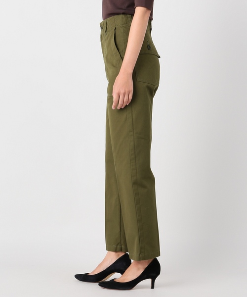 plage(プラージュ)の「ハイウエストベイカーパンツ◆(その他パンツ・レディース・ホワイト/オリーブ・38/36/34/32)」の11枚目の写真
