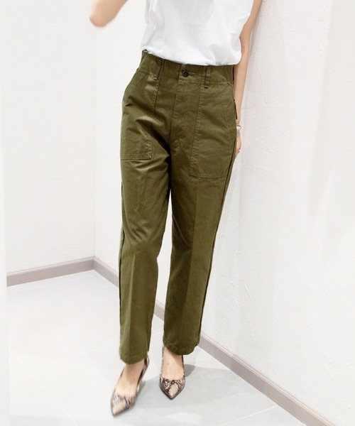 plage(プラージュ)の「ハイウエストベイカーパンツ◆(その他パンツ・レディース・ホワイト/オリーブ・38/36/34/32)」の20枚目の写真