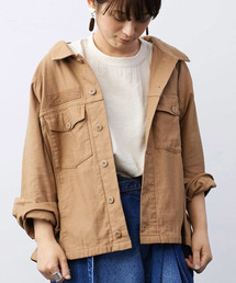 MEDE19F（メデジュウキュウ）の「MEDE19F　古着屋でみつけたようなオーバーサイズミリタリージャケット（ミリタリージャケット）」