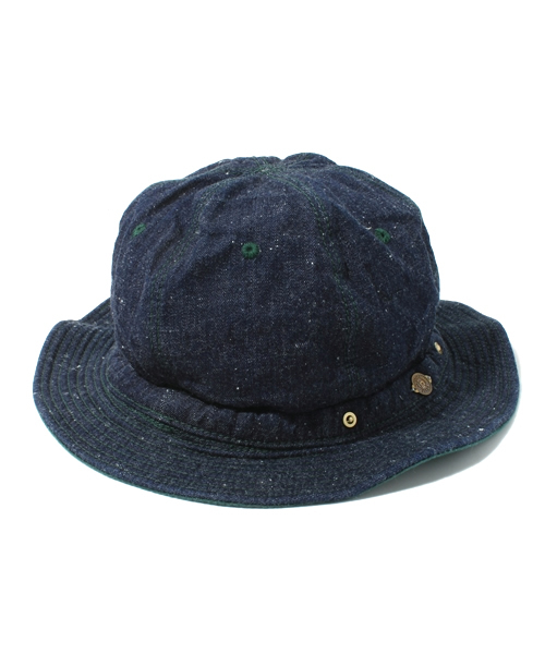 BEAMS BOY（ビームスボーイ）の「decho / “KOME HAT” DENIM（ハット・レディース・ロイヤルブルー/インディゴブルー・ONE SIZE）」の4枚目の写真