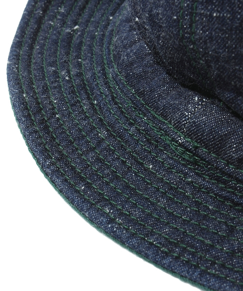 BEAMS BOY（ビームスボーイ）の「decho / “KOME HAT” DENIM（ハット・レディース・ロイヤルブルー/インディゴブルー・ONE SIZE）」の6枚目の写真