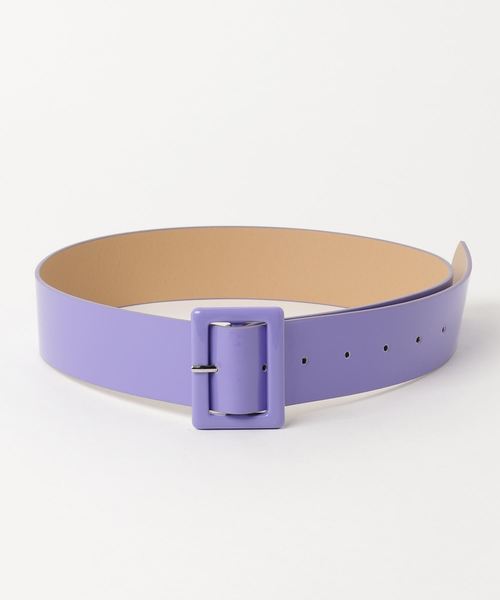 WEGO(ウィゴー)の「WEGO/エナメルベルト(ベルト・レディース・ホワイト/パープル/ブラック・FREE)」の3枚目の写真