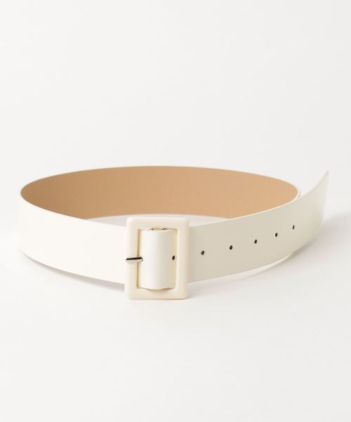 WEGO(ウィゴー)の「WEGO/エナメルベルト(ベルト・レディース・ホワイト/パープル/ブラック・FREE)」の2枚目の写真