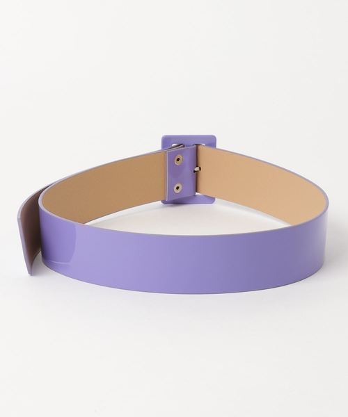 WEGO(ウィゴー)の「WEGO/エナメルベルト(ベルト・レディース・ホワイト/パープル/ブラック・FREE)」の4枚目の写真