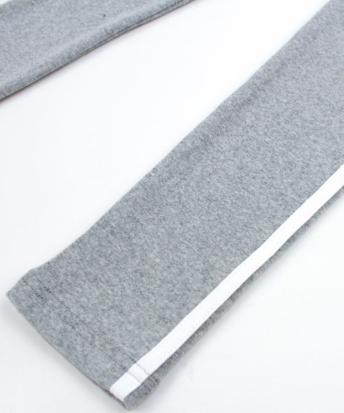 reca（レカ）の「伸縮性抜群◇recaレギンスシリーズ③ サイドライン 柔らかストレッチレギンス（レギンス/スパッツ・レディース・ブラック/ライトグレー・FREE）」の15枚目の写真