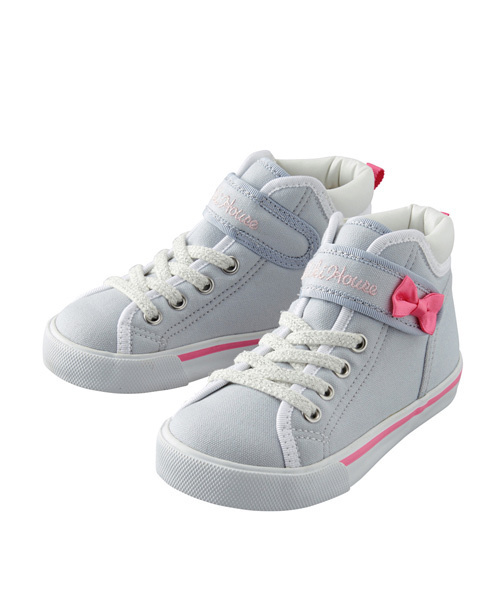 Miki House ミキハウス の ミニリボン付き ハイカットキッズシューズ スニーカー Wear