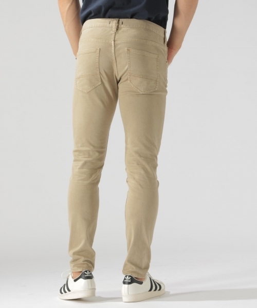 BAYFLOW（ベイフロー）の「オーバーダイ加工スリムストレッチデニム 18AW（デニムパンツ・メンズ・カーキ/ベージュ/チャコール・X-LARGE/SMALL/LARGE/MEDIUM）」の10枚目の写真
