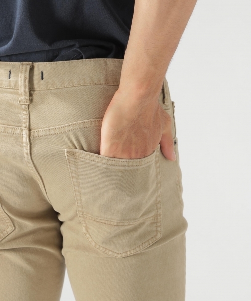 BAYFLOW（ベイフロー）の「オーバーダイ加工スリムストレッチデニム 18AW（デニムパンツ・メンズ・カーキ/ベージュ/チャコール・X-LARGE/SMALL/LARGE/MEDIUM）」の13枚目の写真
