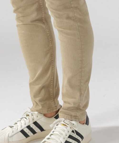 BAYFLOW（ベイフロー）の「オーバーダイ加工スリムストレッチデニム 18AW（デニムパンツ・メンズ・カーキ/ベージュ/チャコール・X-LARGE/SMALL/LARGE/MEDIUM）」の14枚目の写真