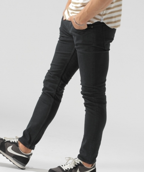 BAYFLOW（ベイフロー）の「オーバーダイ加工スリムストレッチデニム 18AW（デニムパンツ・メンズ・カーキ/ベージュ/チャコール・X-LARGE/SMALL/LARGE/MEDIUM）」の20枚目の写真