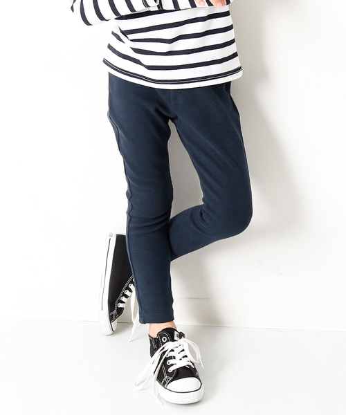 devirock（デビロック）の「【旧モデル】ウルトラストレッチパンツ レギパン 保育園パンツ（その他パンツ・キッズ・ブラック/ダークグリーン/ベージュ/ネイビー/レッド/ヘザーチャコール/杢グレー/ターコイズブルー/ブルー系その他/パープル系その他/ダークパープル/ラベンダー/ワイン/レッド系その他2/イエロー/マスタード/ピンク/カーキ/ピンク系その他/ブルー・100cm/110cm/120cm/130cm/140cm/150cm/80ｃｍ/90cm/95cm/160cm）」の8枚目の写真