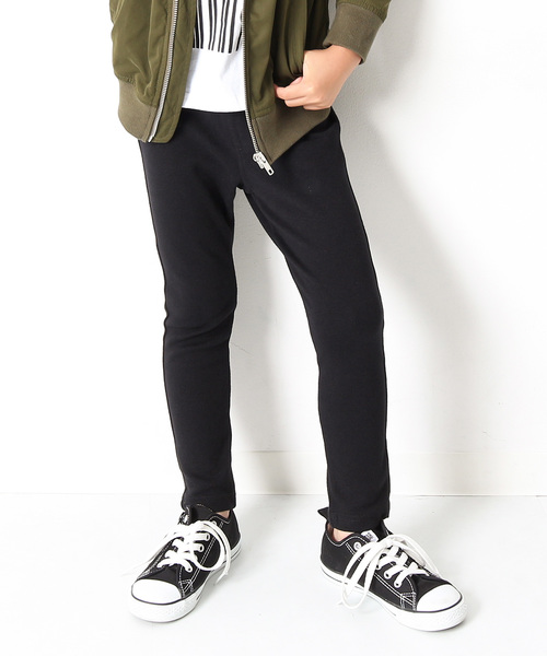 devirock（デビロック）の「【旧モデル】ウルトラストレッチパンツ レギパン 保育園パンツ（その他パンツ・キッズ・ブラック/ダークグリーン/ベージュ/ネイビー/レッド/ヘザーチャコール/杢グレー/ターコイズブルー/ブルー系その他/パープル系その他/ダークパープル/ラベンダー/ワイン/レッド系その他2/イエロー/マスタード/ピンク/カーキ/ピンク系その他/ブルー・100cm/110cm/120cm/130cm/140cm/150cm/80ｃｍ/90cm/95cm/160cm）」の2枚目の写真