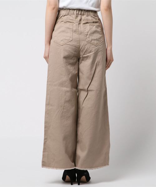 archives(アルシーヴ)の「ワイドフロントボタンパンツ(その他パンツ・レディース・ブラック/ベージュ/カーキ・MEDIUM)」の5枚目の写真