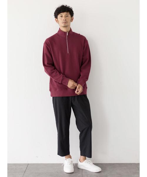 koe（コエ）の「×ワンタック側章パンツ×（その他パンツ・メンズ・ブラック/ベージュ/カーキ・S/M/L）」の11枚目の写真