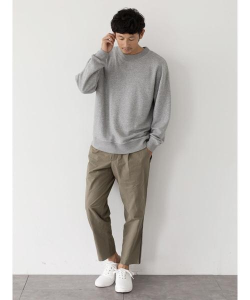 koe（コエ）の「×ワンタック側章パンツ×（その他パンツ・メンズ・ブラック/ベージュ/カーキ・S/M/L）」の13枚目の写真