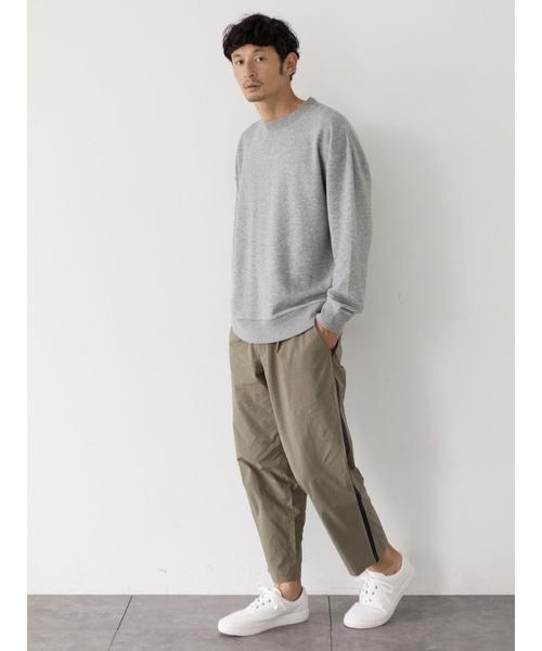 koe（コエ）の「×ワンタック側章パンツ×（その他パンツ・メンズ・ブラック/ベージュ/カーキ・S/M/L）」の14枚目の写真