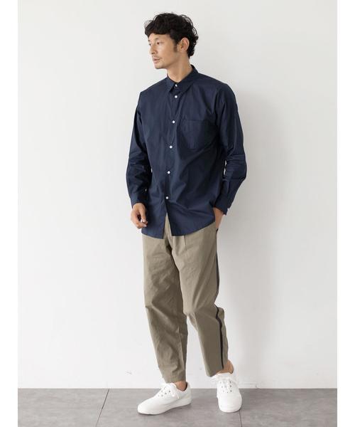 koe（コエ）の「×ワンタック側章パンツ×（その他パンツ・メンズ・ブラック/ベージュ/カーキ・S/M/L）」の16枚目の写真