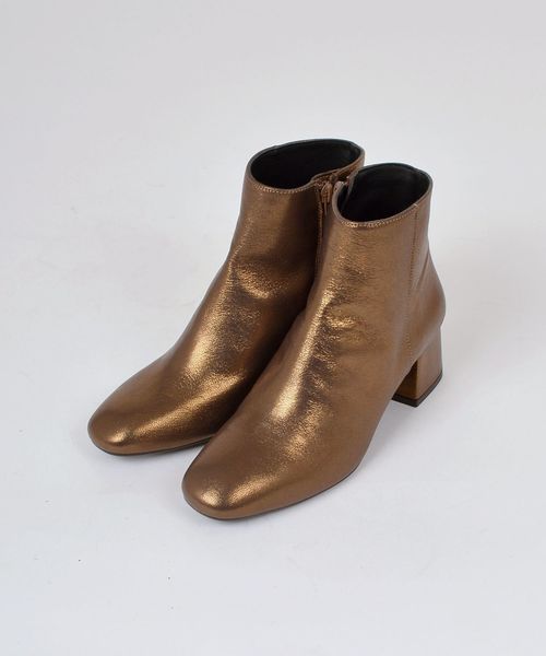 SHIPS（シップス）の「FLAMENQUITAS:ショートブーツ◇（ブーツ・レディース・ブラック/カーキ/ベージュ/オフホワイト/ゴールド・38/35/36/37）」の10枚目の写真