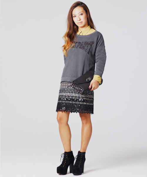 ROSE BUD（ローズバッド）の「(JEFFREY CAMPBELL) HA F0259 LITA SUEDE HI-PLATFORM L.U BOOTIE（ブーティ・レディース・ブラック・35/39/36）」の8枚目の写真