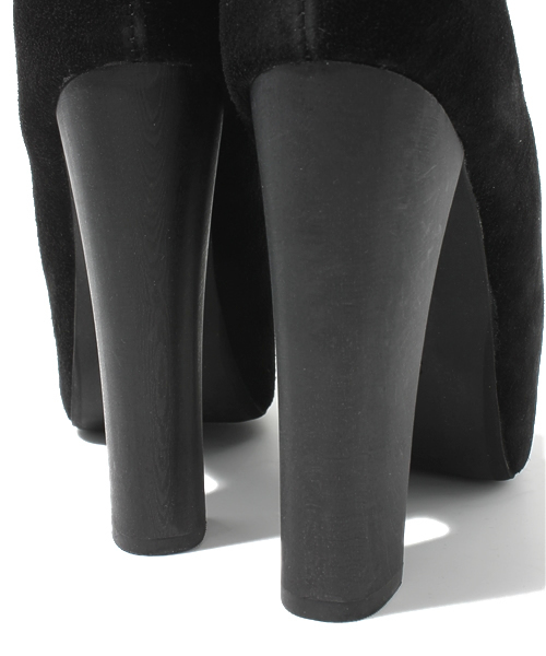 ROSE BUD（ローズバッド）の「(JEFFREY CAMPBELL) HA F0259 LITA SUEDE HI-PLATFORM L.U BOOTIE（ブーティ・レディース・ブラック・35/39/36）」の4枚目の写真