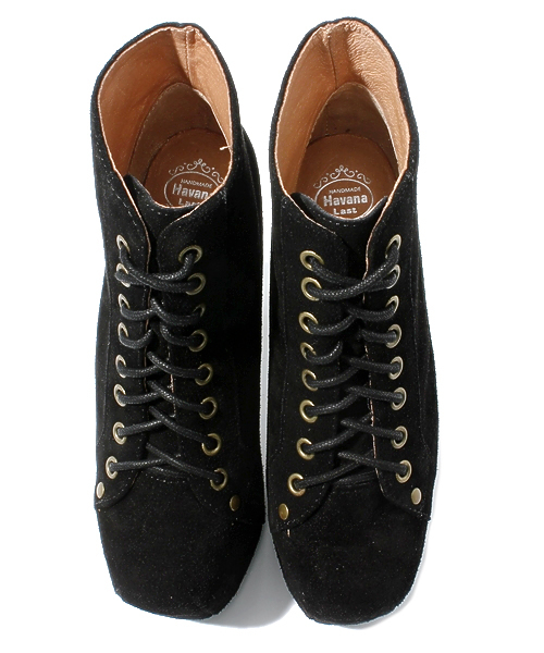 ROSE BUD（ローズバッド）の「(JEFFREY CAMPBELL) HA F0259 LITA SUEDE HI-PLATFORM L.U BOOTIE（ブーティ・レディース・ブラック・35/39/36）」の5枚目の写真