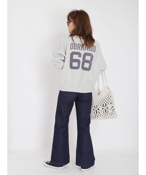 Ungrid（アングリッド）の「ネップフレアデニム（デニムパンツ・レディース・インディゴブルー・24inch/25inch/26inch）」の3枚目の写真