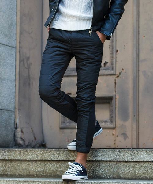 Vicci（ビッチ）の「『vicci/ヴィッチ』ポンチ切替ダウンパンツ[DOWN80％/FEATHER20％]（その他パンツ・メンズ・ブラック系その他/ブラック系その他2/ブラウン系その他/ブラウン系その他2/グリーン系その他/グリーン系その他2/ブルー系その他/ブルー系その他2/ベージュ系その他2/ベージュ系その他/その他2/その他1・M/L）」の11枚目の写真