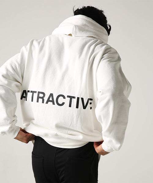 UNIVERSALOVERALL moussy フード付きパーカー ホワイト MOUSSY(マウジー) UNIVERSAL OVERALL(ユニバーサル