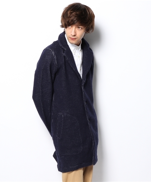 CIAOPANIC(チャオパニック)の「【Ciaopanic】KNITチェスターコート(その他アウター・メンズ・チャコールグレー/ネイビー・MEDIUM/LARGE)」の12枚目の写真
