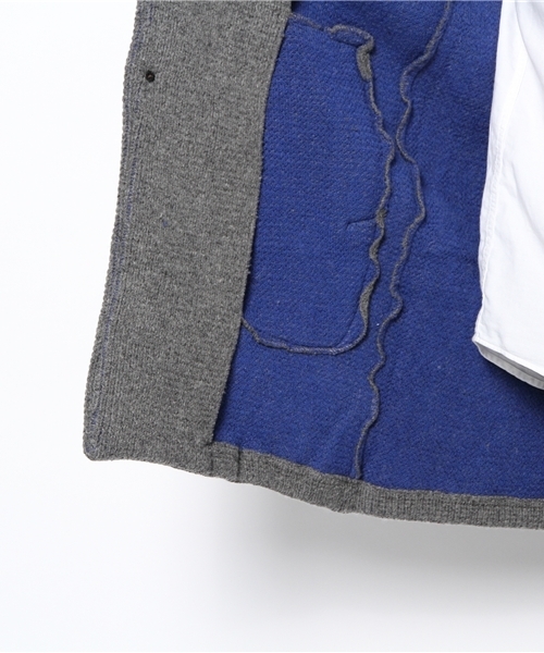 CIAOPANIC(チャオパニック)の「【Ciaopanic】KNITチェスターコート(その他アウター・メンズ・チャコールグレー/ネイビー・MEDIUM/LARGE)」の9枚目の写真
