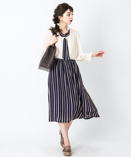 Axes Femme アクシーズファム の ボウタイワンピース ワンピース Wear