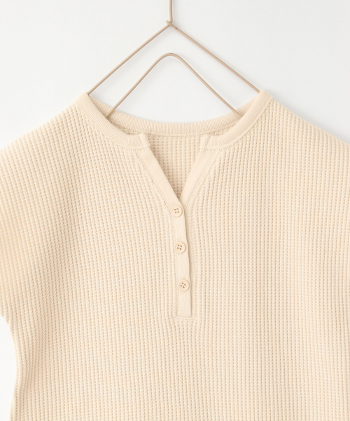 LOWRYS FARM（ローリーズファーム）の「２ＷＡＹワッフルワンピース　831249（ワンピース・キッズ・ブラック/ブルー/アイボリー・100/110/120）」の8枚目の写真