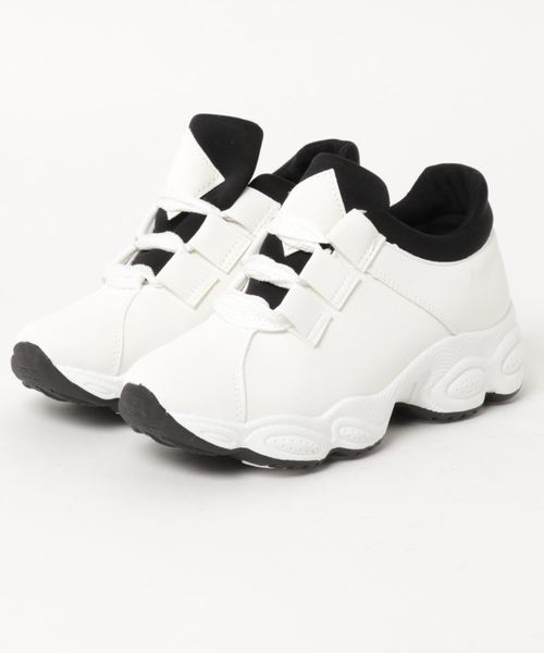 リボンレース 厚底 ダッドスニーカー スニーカー Svec シュベック のファッション通販 Zozotown