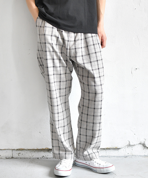 PairPair（ペアペア）の「チェック柄テーパードパンツ（その他パンツ・メンズ・ライトグレー/ベージュ・FREE）」の18枚目の写真