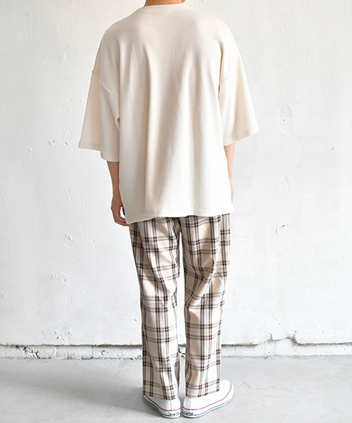 PairPair（ペアペア）の「チェック柄テーパードパンツ（その他パンツ・メンズ・ライトグレー/ベージュ・FREE）」の7枚目の写真